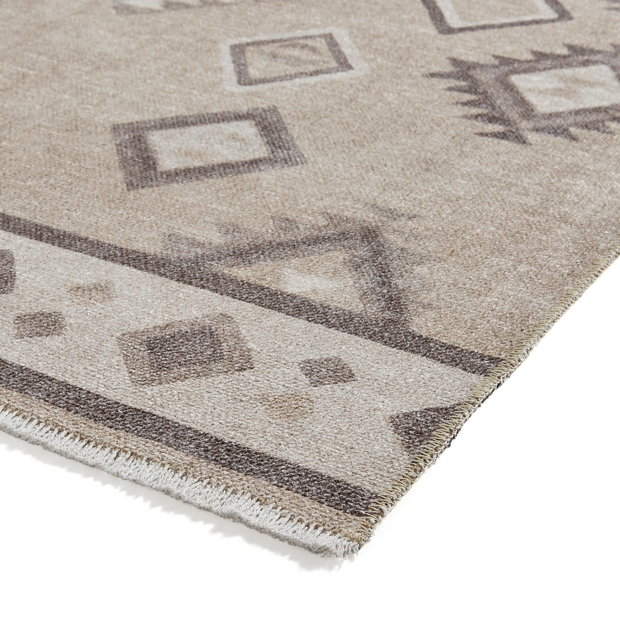 Whisper H1066 Beige Modern Washable Rug