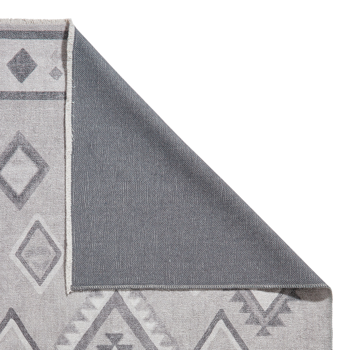 Whisper H1066 Grey/Green Modern Washable Rug