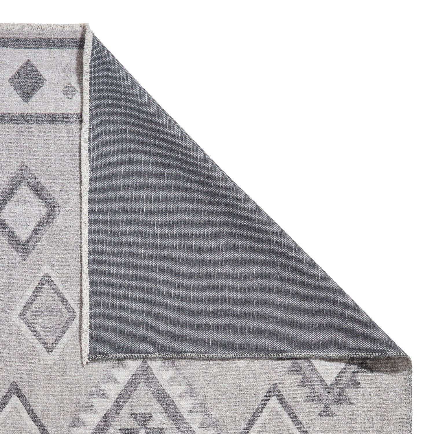 Whisper H1066 Grey/Green Modern Washable Rug