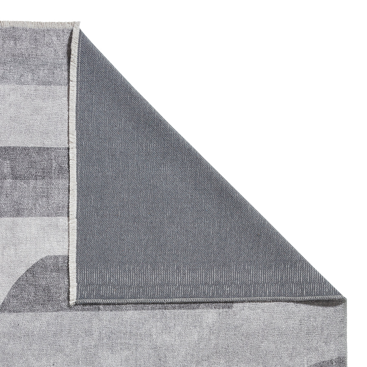 Whisper Green/Grey Modern Washable Rug