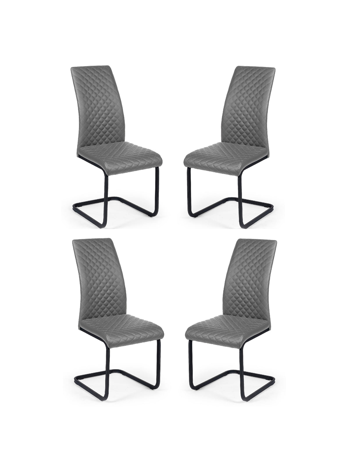 Xavier High Back Upholstered Dining Chair (Set of 2)