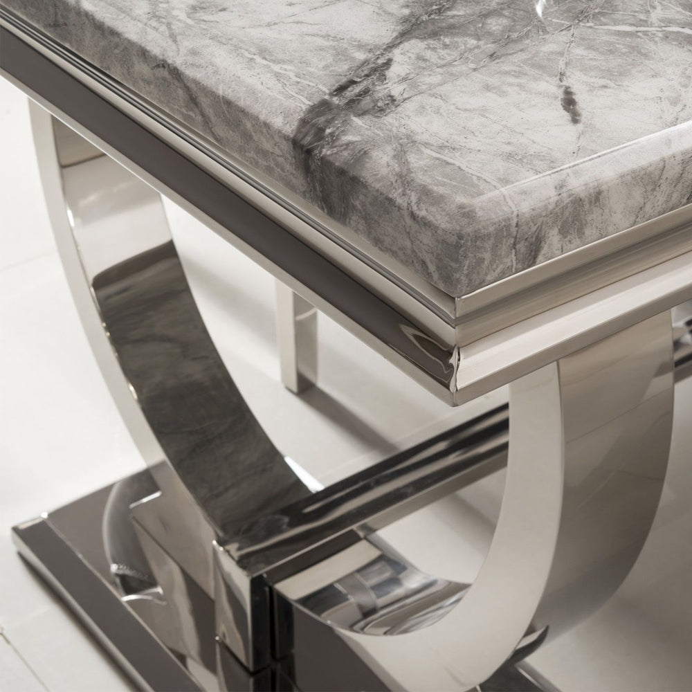 Arriana Dining Table with Light Grey Top
