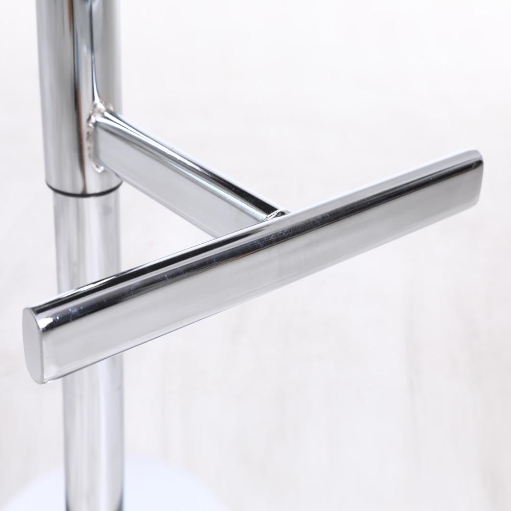 Chelsea Bar Stool in Light Grey Velvet with Lion Knocker