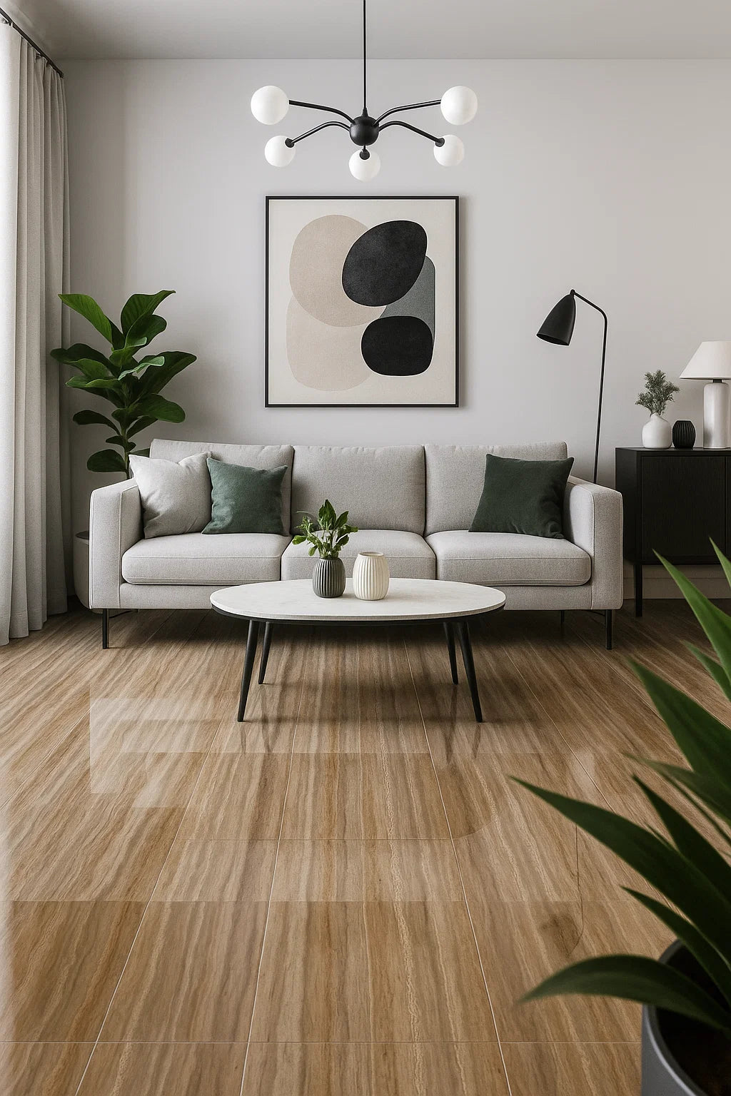 Granite Brown - High Gloss Laminate