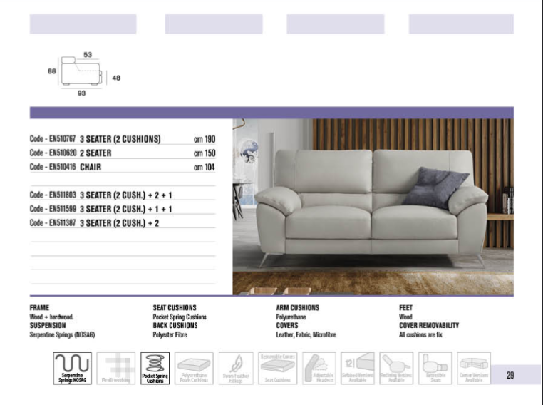 Envy Italian Sofa Collection