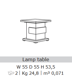 San Martino Hilton Lamp Table