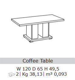 San Martino Cesar Coffee Table