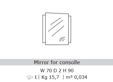 San Martino Armony Grey Console Table