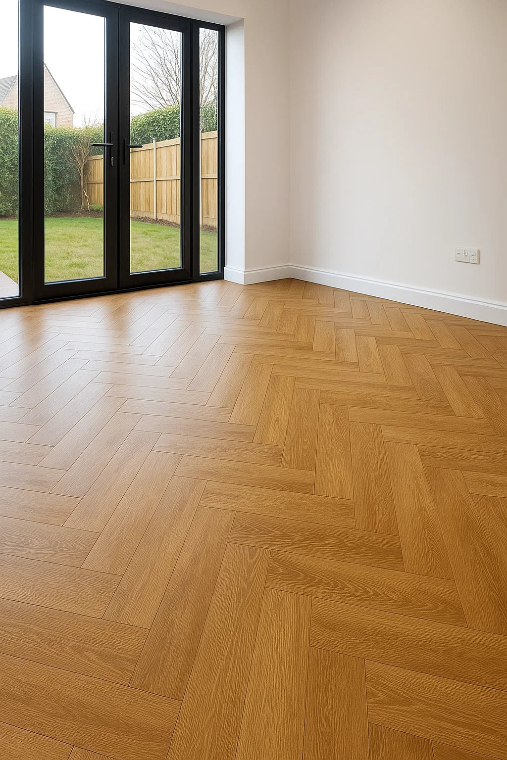 French Oak Herringbone Design Laminate