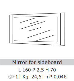 San Martino Vivaldi White and Marble 4 Door Sideboard