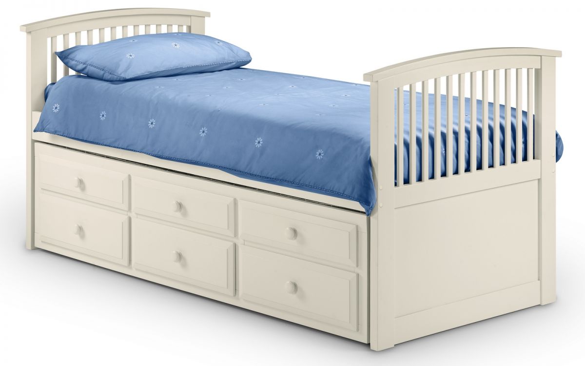 Hornblower Bed - Stone White