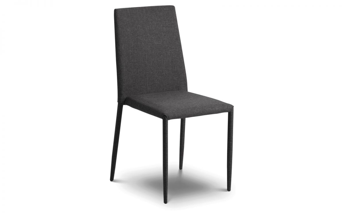 Jazz Fabric Dining Chair Slate Grey