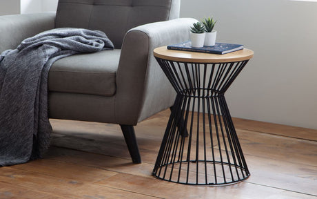 Jersey Round Wire Lamp Table