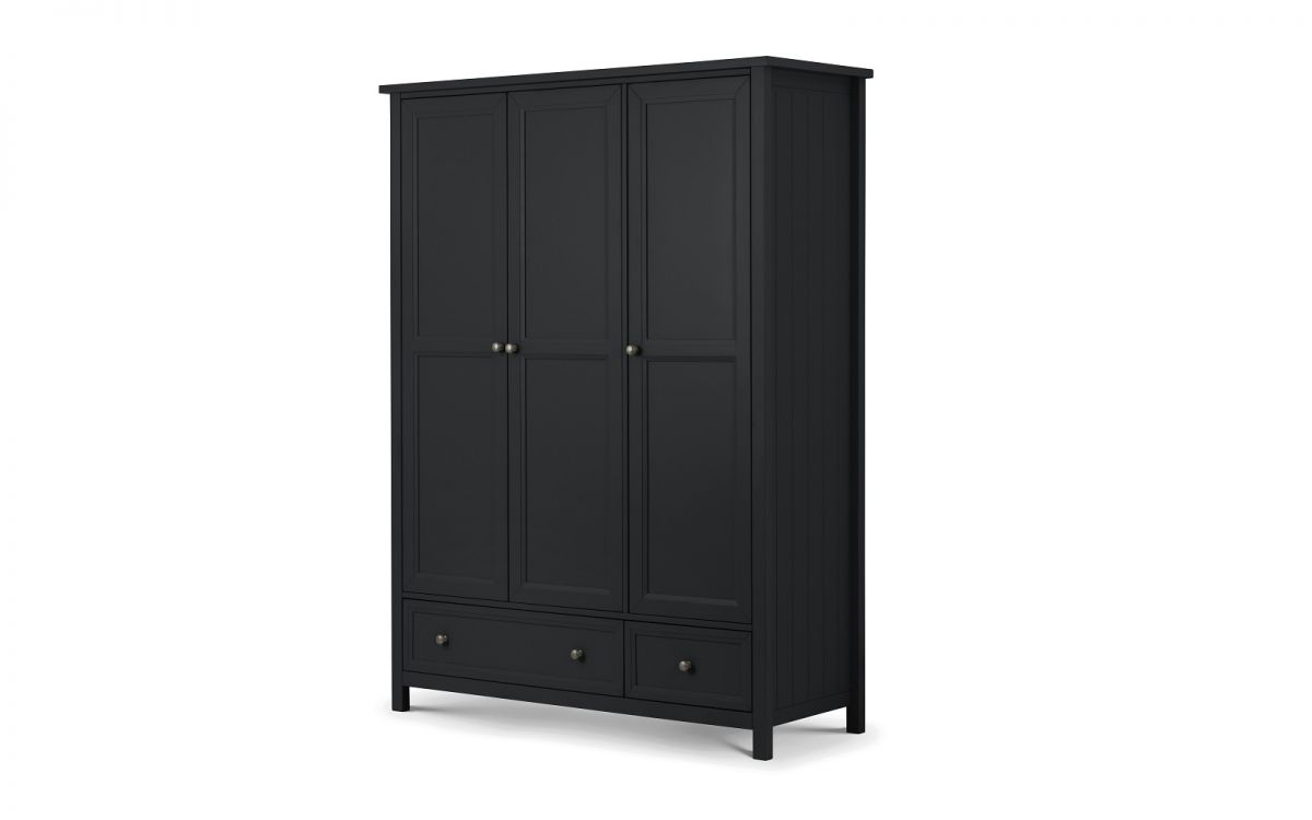Maine 3 Door Combination Wardrobe