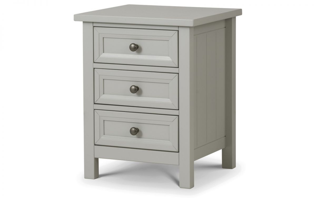 Maine 3 Drawer Bedside