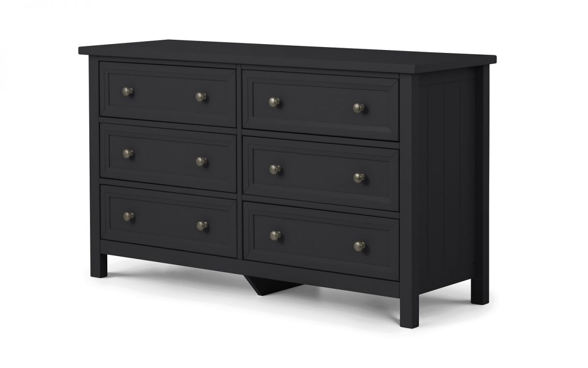 Maine 6 Drawer Wide Chest