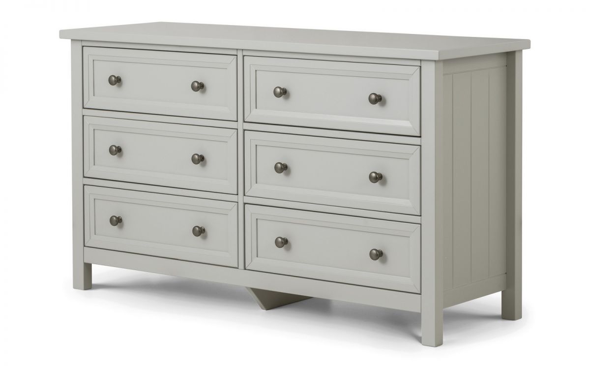 Maine 6 Drawer Wide Chest