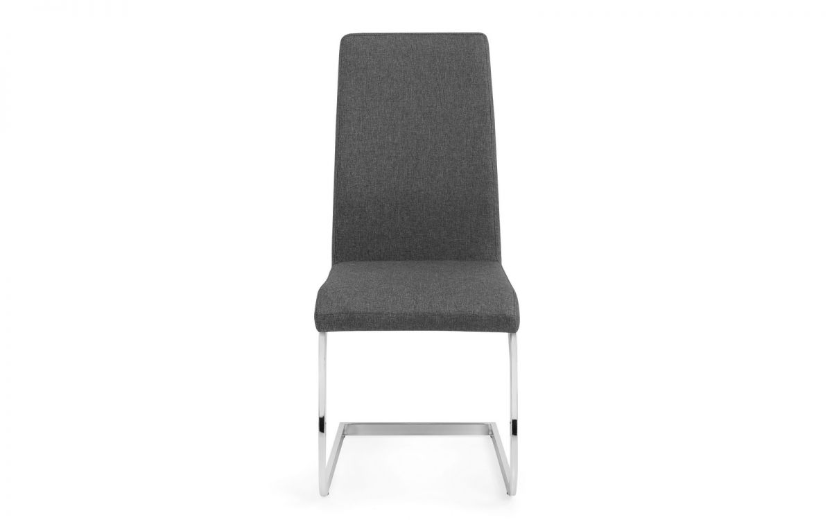 Roma Fabric Cantilever Dining Chair