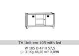 San Martino Hilton 2 Door TV Unit