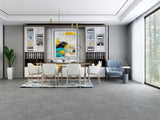 Allora Rigid Tile Vinyl Flooring Quartz Grey