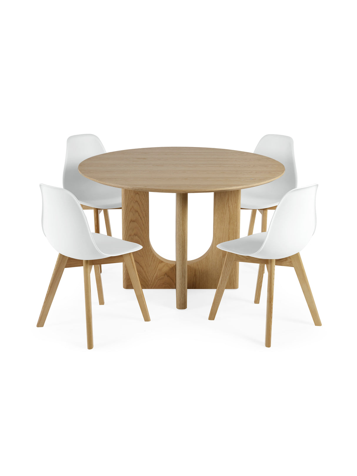 Agatha Plastic Dining Chair (Set of 2)
