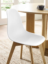 Agatha Plastic Dining Chair (Set of 2)