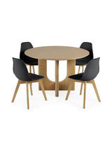 Agatha Plastic Dining Chair (Set of 2)