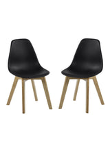 Agatha Plastic Dining Chair (Set of 2)