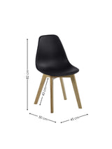 Agatha Plastic Dining Chair (Set of 2)