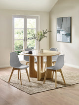 Agatha Plastic Dining Chair (Set of 2)