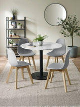 Agatha Plastic Dining Chair (Set of 2)