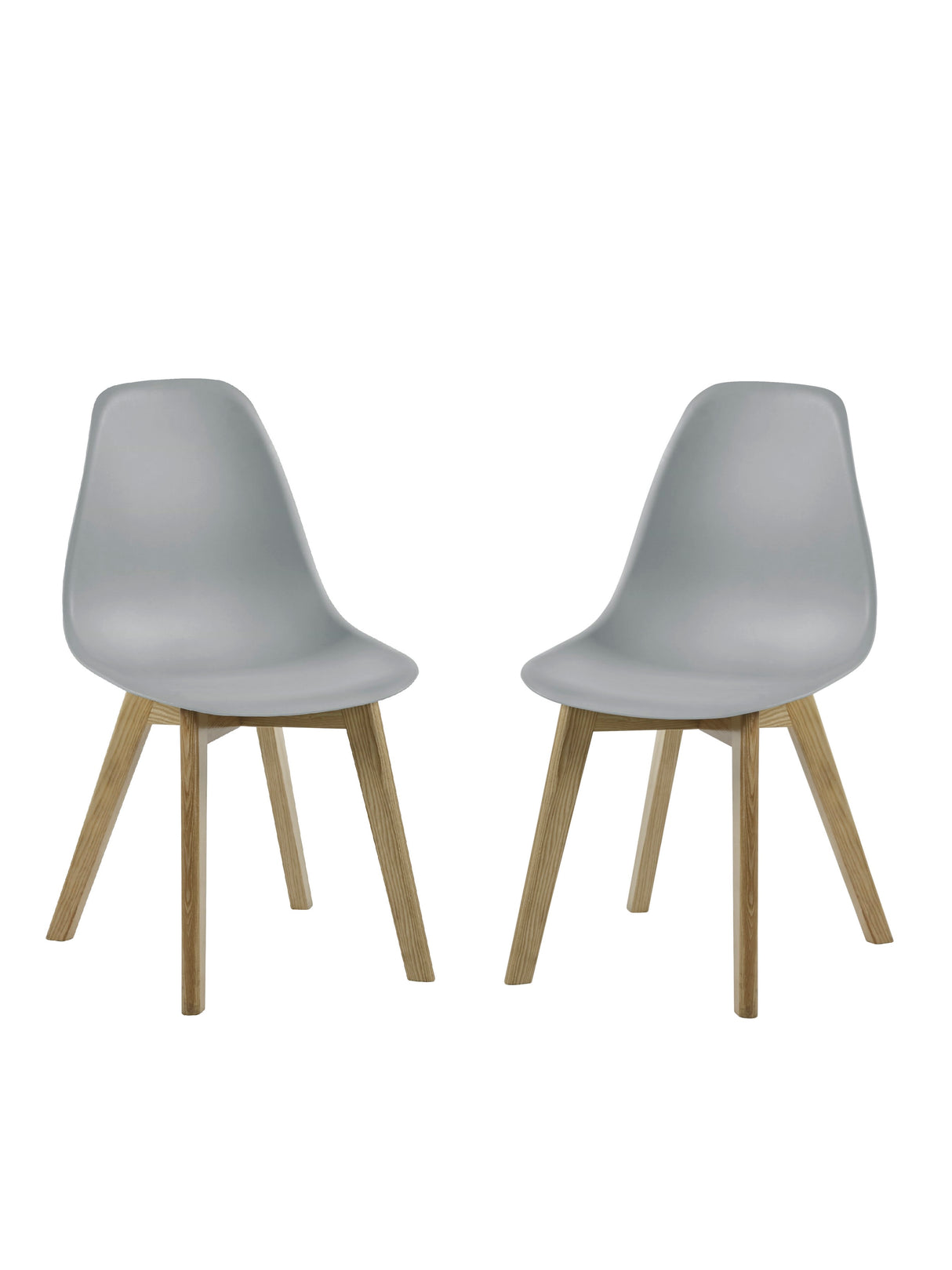 Agatha Plastic Dining Chair (Set of 2)