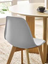 Agatha Plastic Dining Chair (Set of 2)