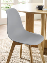 Agatha Plastic Dining Chair (Set of 2)