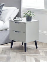 Alba 2 Drawer Bedside Table