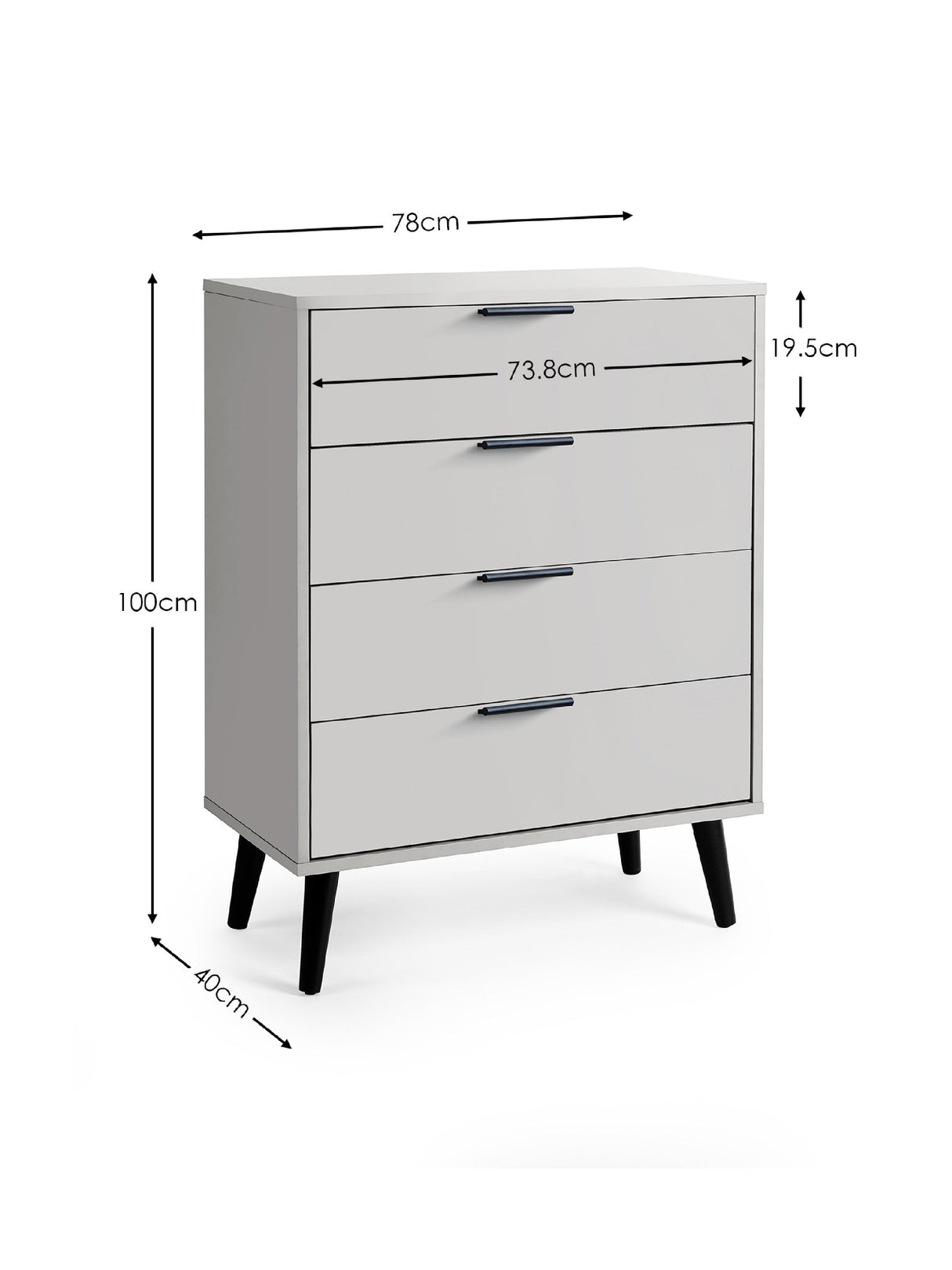 Alba 4 Drawer Chest