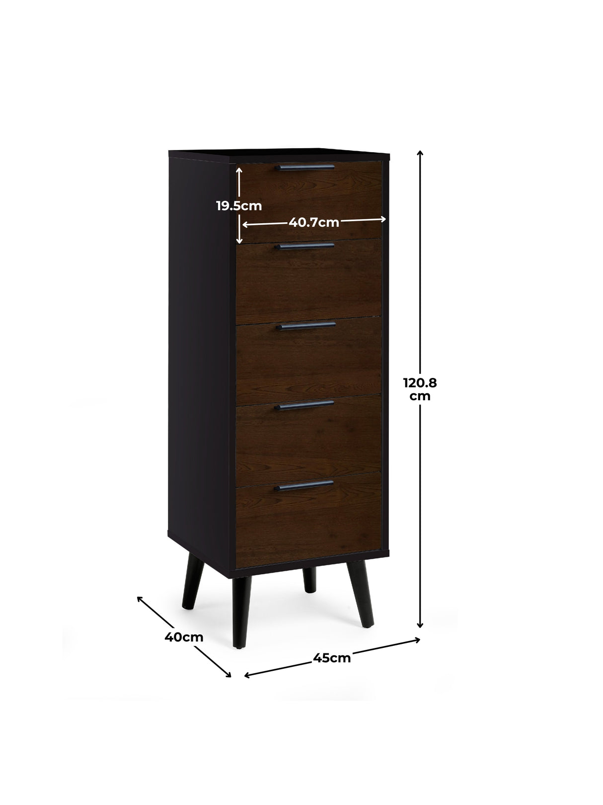 Alba 5 Drawer Chest