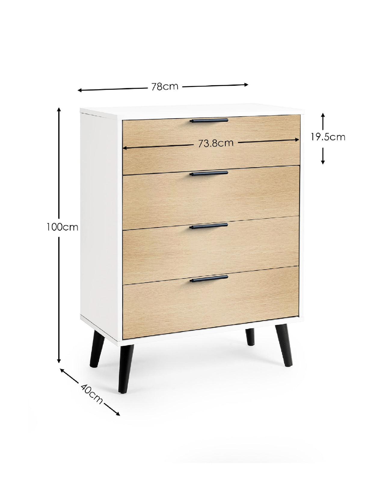 Alba 4 Drawer Chest