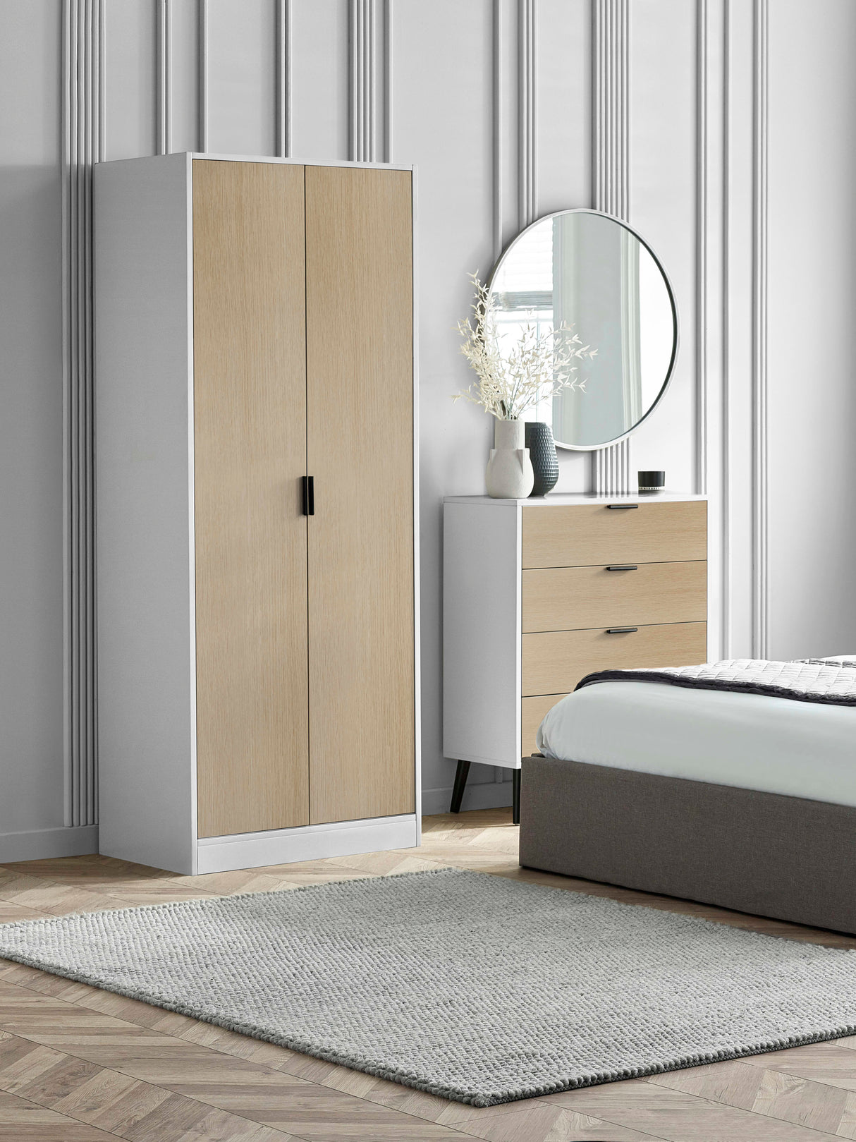 Alba 2 Door Wardrobe with Shelf