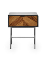 Alvin Chevron 1 Drawer Side Table