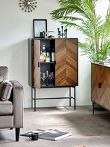Alvin Chevron 2 Door Storage Cabinet