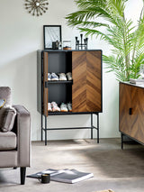 Alvin Chevron 2 Door Storage Cabinet