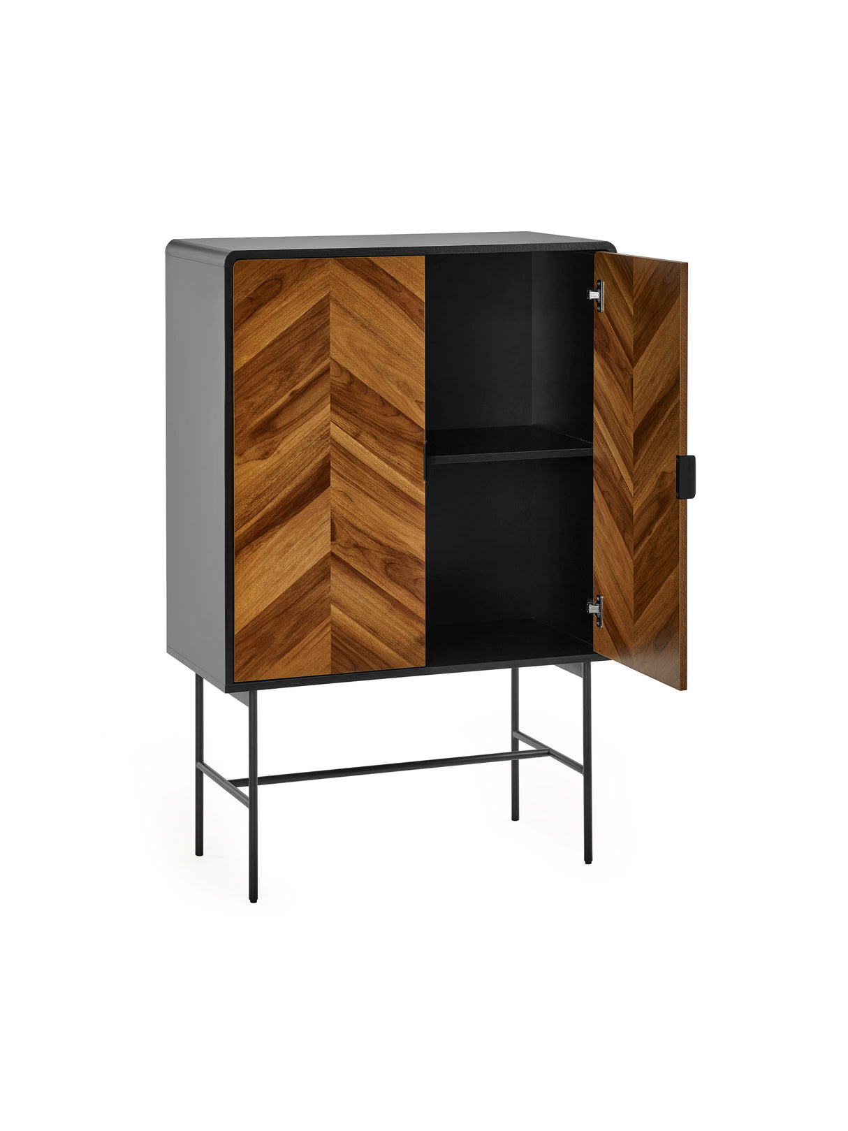 Alvin Chevron 2 Door Storage Cabinet