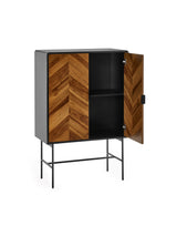 Alvin Chevron 2 Door Storage Cabinet