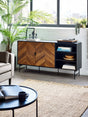 Alvin Chevron 2 Door Wide Sideboard
