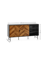 Alvin Chevron 2 Door Wide Sideboard