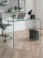 Amalfi Bent Glass Desk