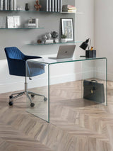 Amalfi Bent Glass Desk