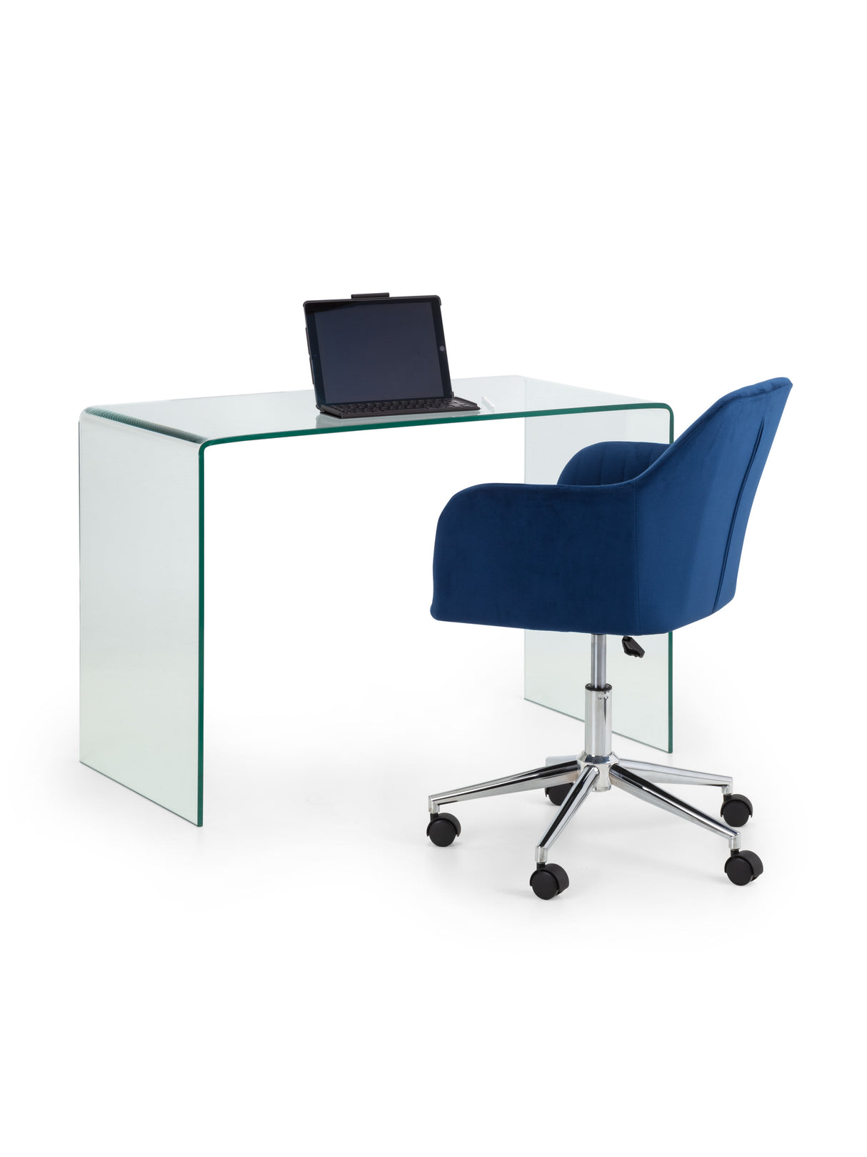 Amalfi Bent Glass Desk