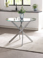 Anderson Round Glass Top 4 Seater Dining Table